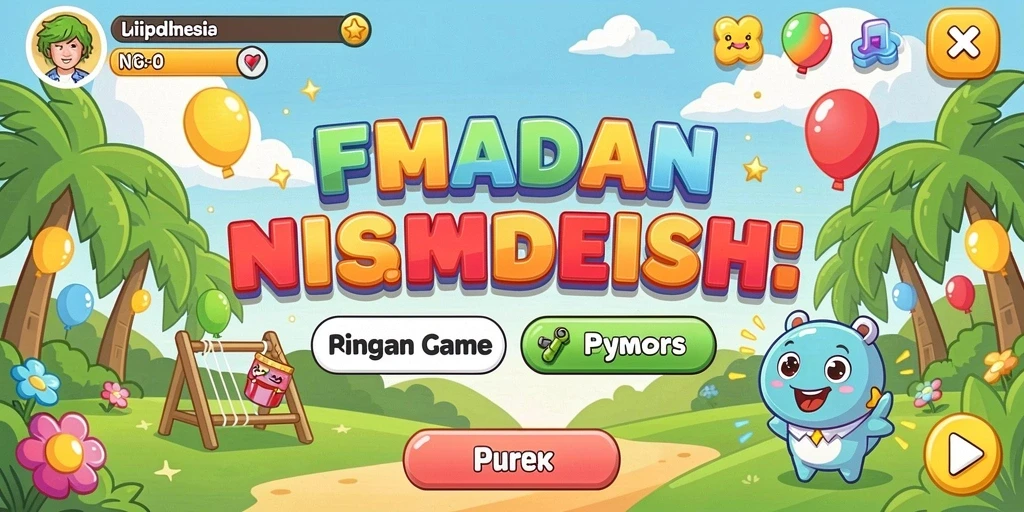 Leaderboard menunjukkan peringkat pemain terbaik.