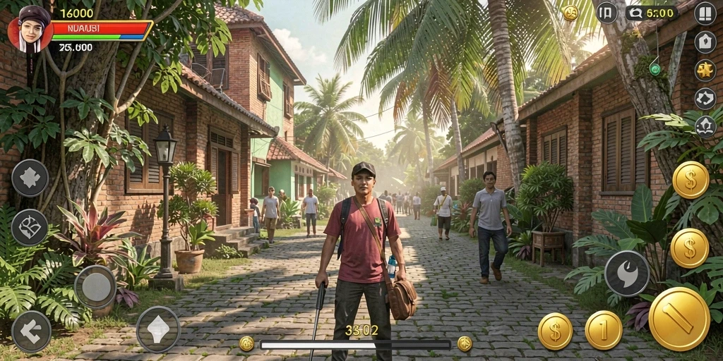 Fitur multiplayer yang memungkinkan bersaing langsung dengan teman.