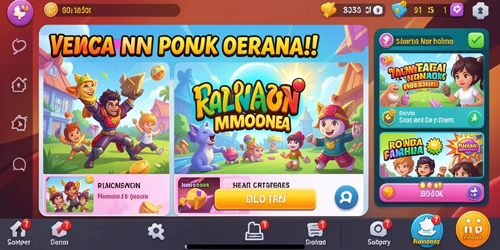 Fitur interaksi sosial yang membuat permainan semakin seru.