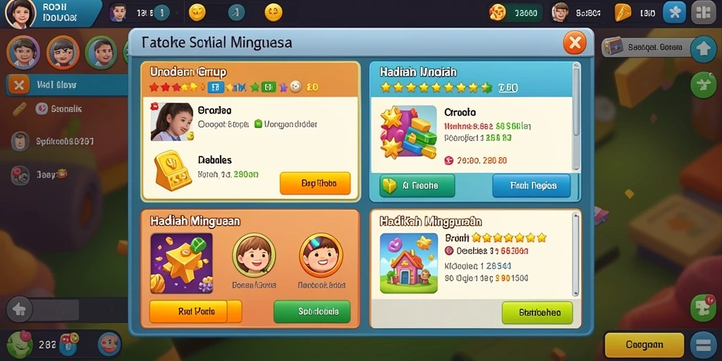 Komunitas aktif untuk berbagi strategi bermain.