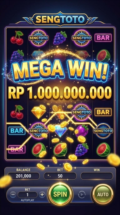 sengtoto — layar beranda